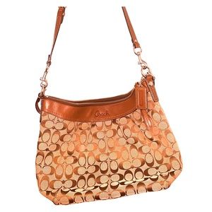 Coach signature crossbody shoulder bag